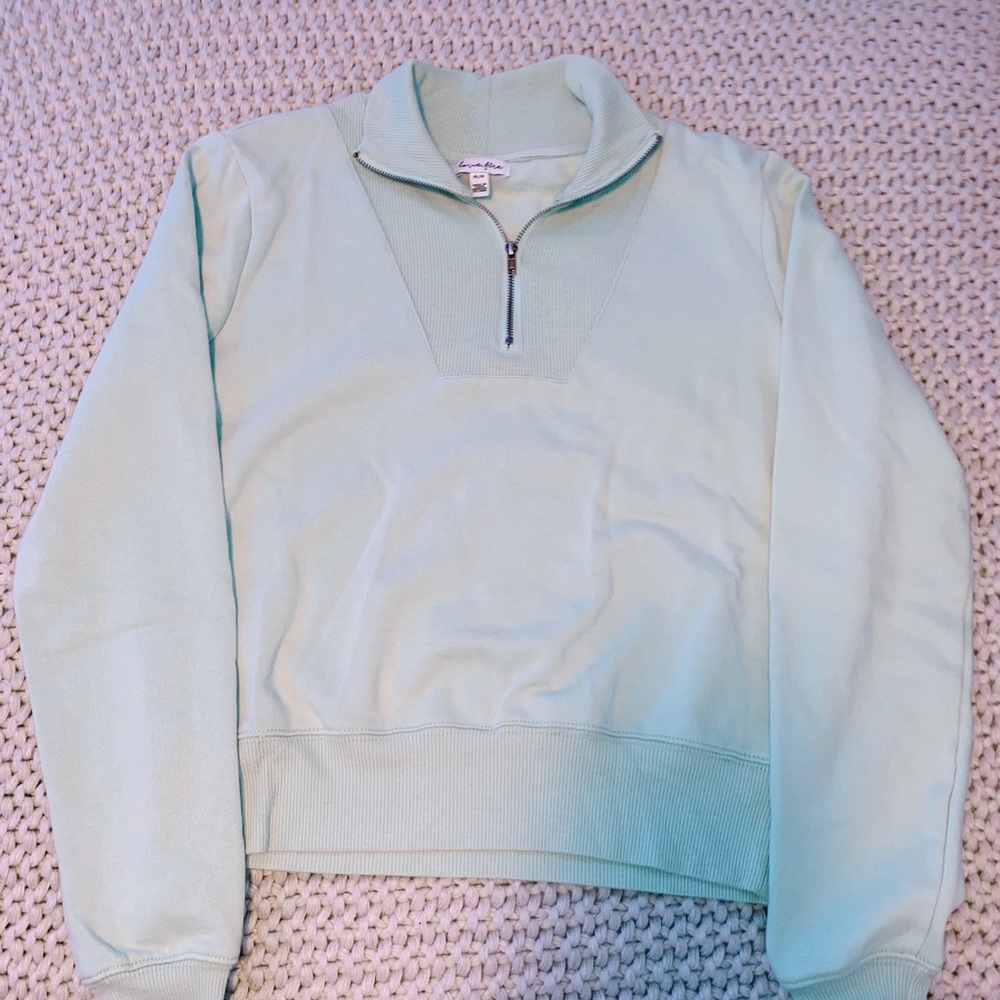 Mint Quarter Zip